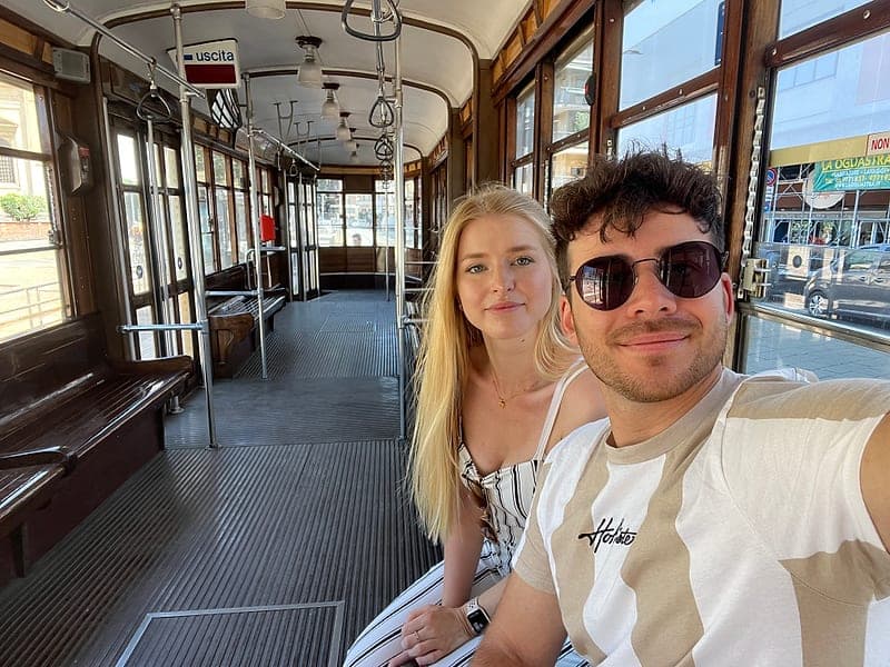 Miriam und Hendrik in Mailand